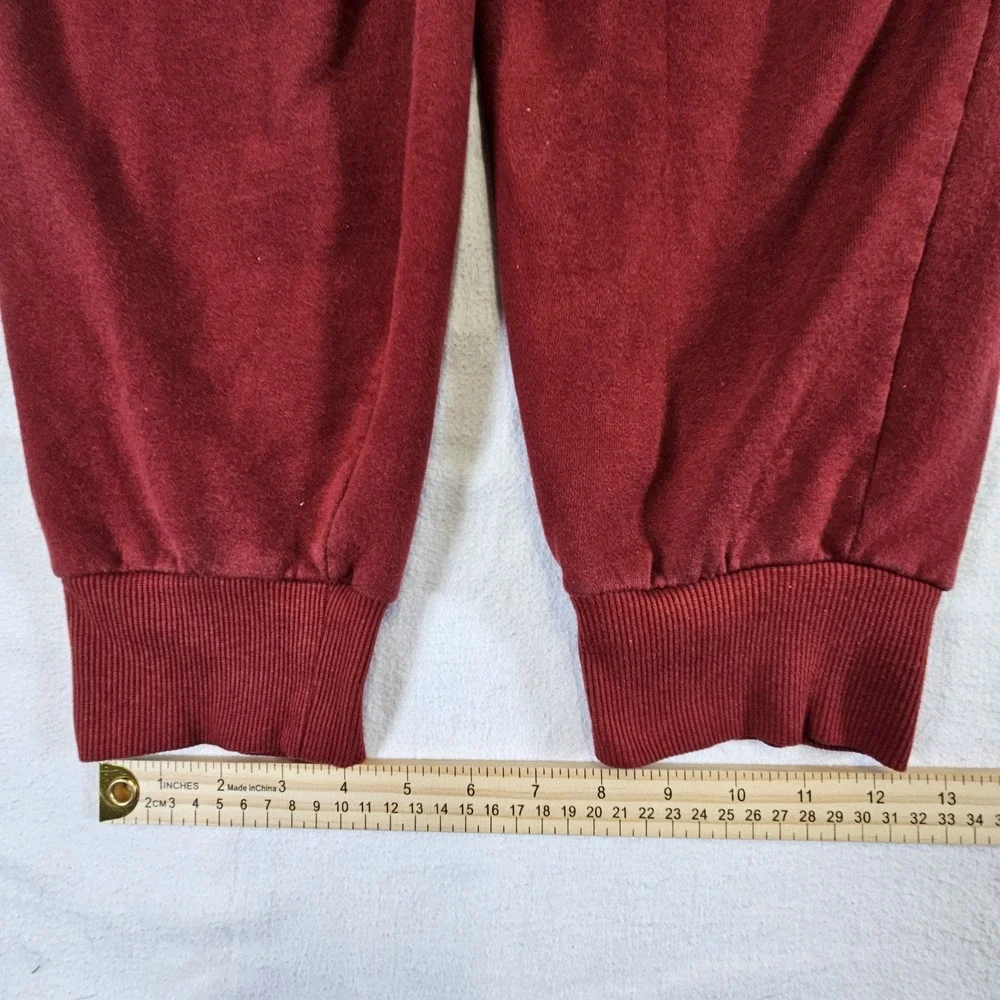 True ReligionHF Puff Jogger Mens Medium Horseshoe Logo Drawstring Red‎ Burgundy